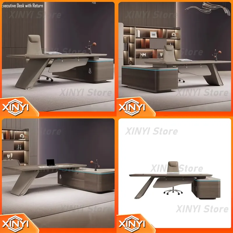 L-Shaped Executive Desk for Of - Desk Setup L Shaped 评论和价格